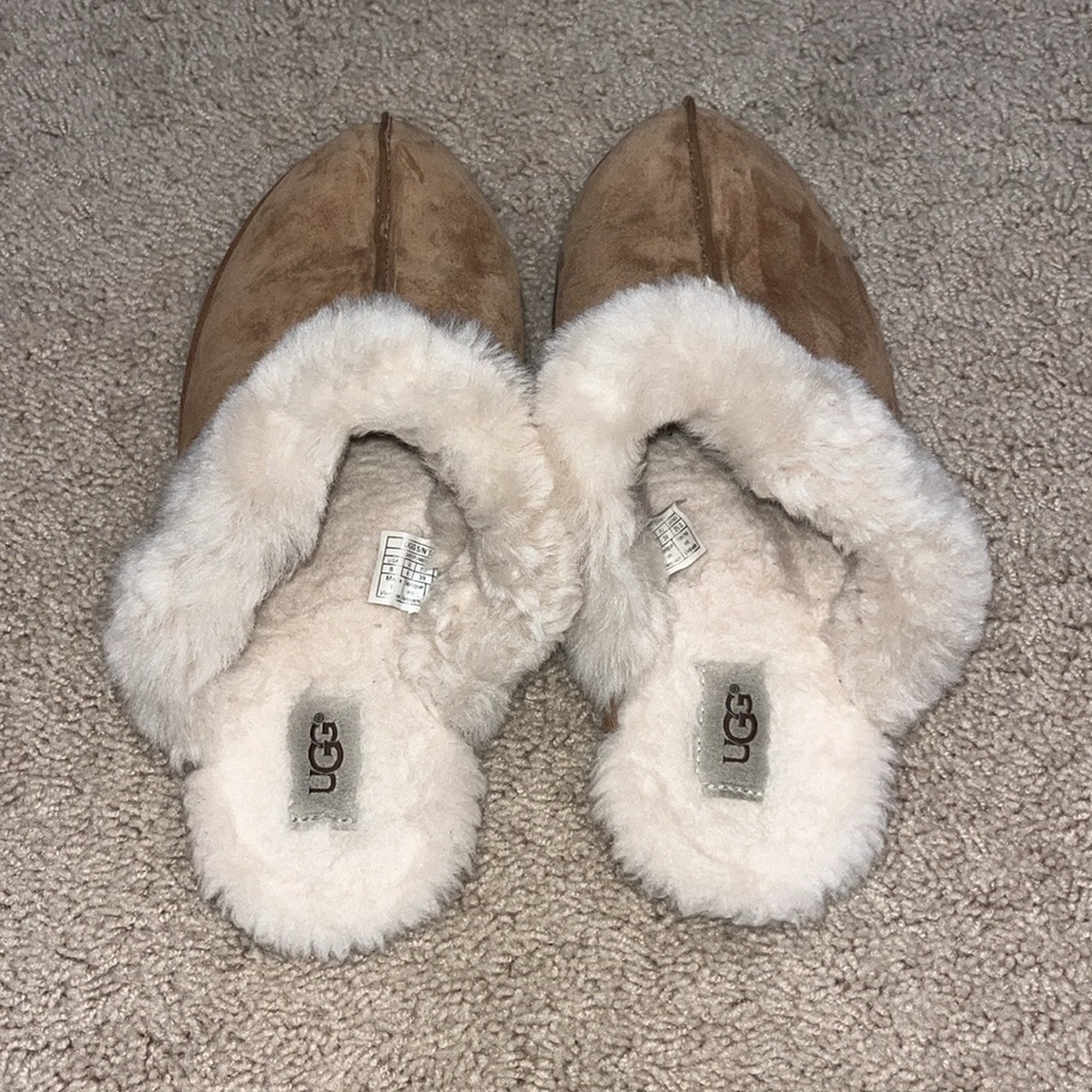 UGG Chestnut Shearling Mules - Picture 2 of 5